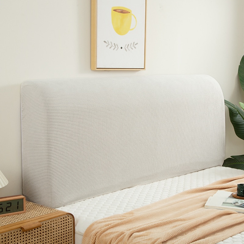 Bed Headboard Cover for Bedroom Decoration Stretch Bed Headboard Slipcover Covers, Dust proof Protector Cover for Upholstered Headboard ,Sage Green2