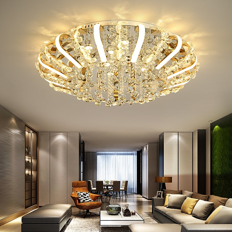 52cm 82cm Ceiling Lights LED Unique Design Chandelier Flush Mount Lights Stainless Steel Nordic Style 110-120V 220-240V