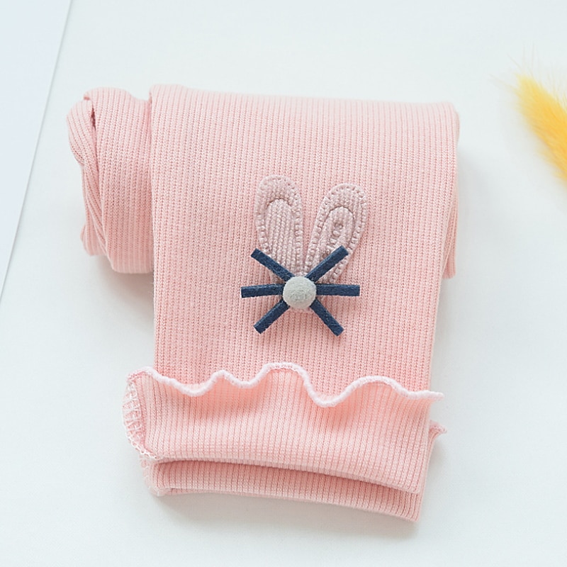 Girls' 3D Animal Leggings Spring Fall Cute Basic Tights Kids 3-8 Years Daily Wear Casual Daily Regular Fit