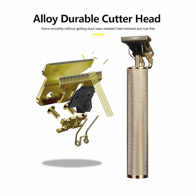 Professional Hair Clippers Men's Hair Clippers Men's Electric Hair Trimmer Men's Hair Trimmer with 4 Distance Combs Limited Distance USB Rechargeable4