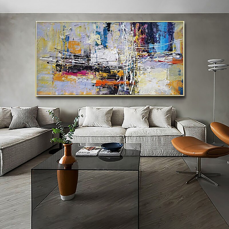 Oil Painting Handmade Hand Painted Wall Art Nordic Style Abstract  Home Decoration Decor Rolled Canvas No Frame Unstretched4