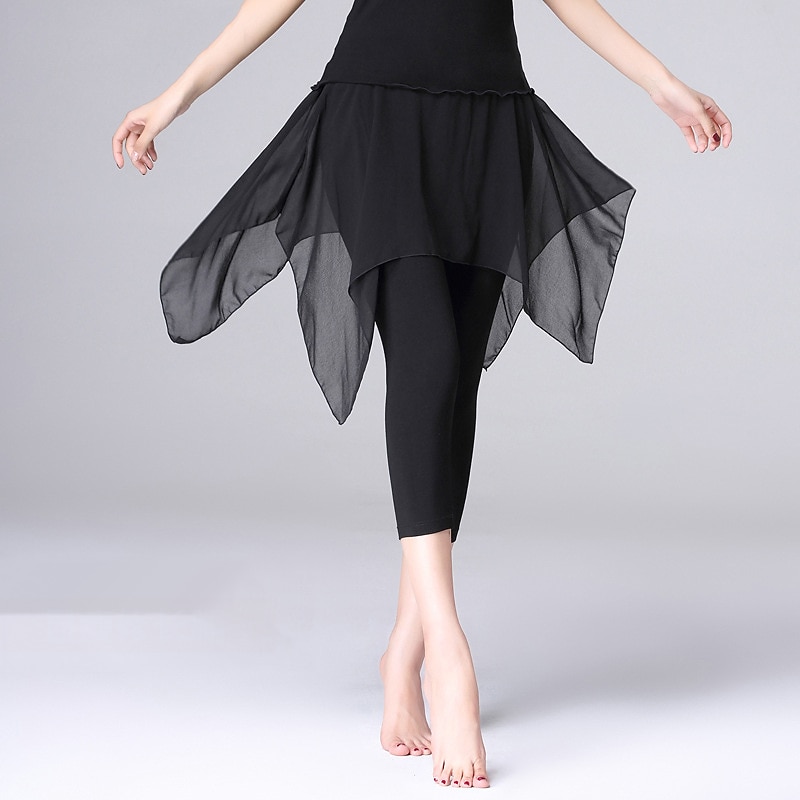 Activewear Skirts Pure Color Splicing Women's Training Performance Natural Modal