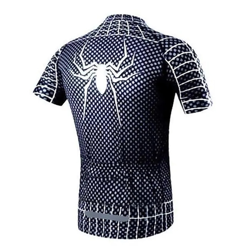 Men's Cycling Jersey Geometric Vintage Funny Short Sleeve Bike Tee Tshirt Jersey Top with 3 Rear Pockets Road Bike Cycling Cycling Quick Dry Comfortable Elastic Sports Black / Orange Black Red3