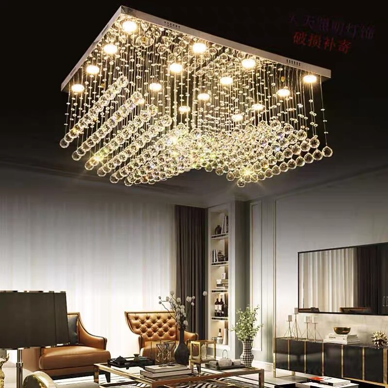 80 cm Pendant Lights LED Lantern Design Flush Mount Stainless Steel Electroplated Modern 220-240V2