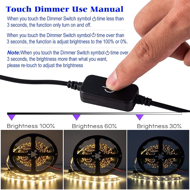 LED Strip Light 10M 32.8 ft 24V High-end LED Strip Lights Kit High Density 1200 LEDs 2835 SMD LED 72W CRI 80 DC24V LED Tape Lights for Under Cabinet Kitchen Commercial  Lighting Project4