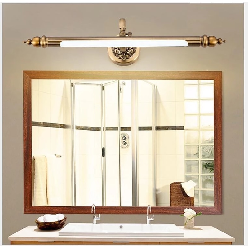 Lightinthebox LED Vanity Light Waterproof LED Modern Bathroom Lighting LED Wall Lamps Bedroom Bathroom Iron Wall Light IP65 220-240V 8/10/12 W4