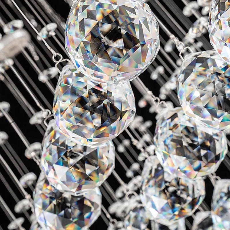 80 cm Pendant Lights LED Lantern Design Flush Mount Stainless Steel Electroplated Modern 220-240V4