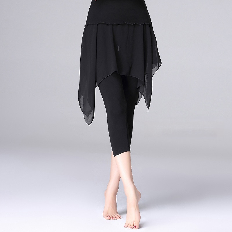 Activewear Skirts Pure Color Splicing Women's Training Performance Natural Modal4