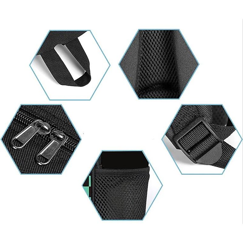 Ice Blue Wolf Print Backpack for Teens – Stunning 3D Howling Wolf Galaxy Design School Bag for Boys and Girls4