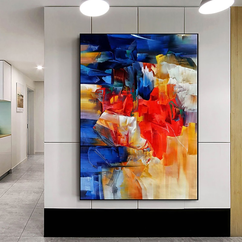 Oil Painting 100% Handmade Hand Painted Wall Art On Canvas Modern Abstract Brilliant Colors Home Decoration Decor Rolled Canvas No Frame Unstretched4