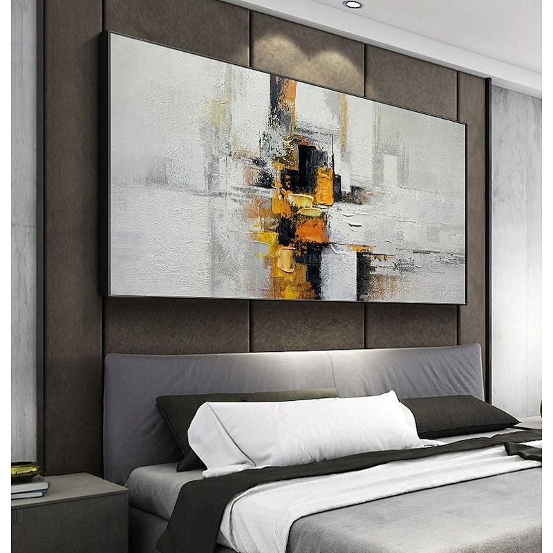 Handmade Oil Painting Canvas Wall Art Decoration Palette Knife Painting Colorful Abstraction for Home Decor Rolled Frameless Unstretched Painting4