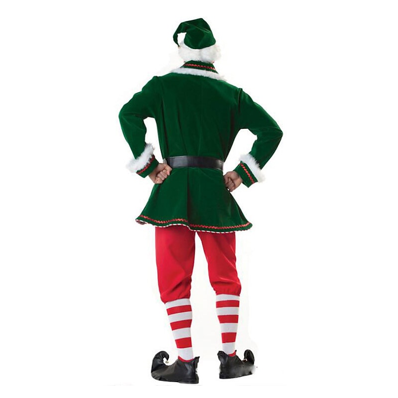 Elf Santa Suits Cosplay Costumes Matching Family & Couples Men's Women's Christmas Cosplay Costume Family Matching Outfits Adults' Christmas Masquerade Christmas Eve Christmas Party Costume4