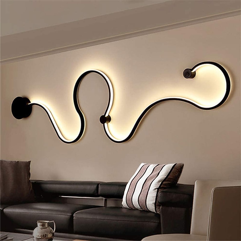Lightinthebox Eye Protection Modern LED Wall Lights DIY Combination Living Room Office Aluminum Wall Light IP44 30/33/42 W