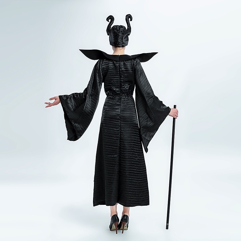 Maleficent Halloween Dress Cosplay Costume Halloween Props Cosplay Cosplay Adults' Women's Halloween Easy Halloween Costumes Dress Up3