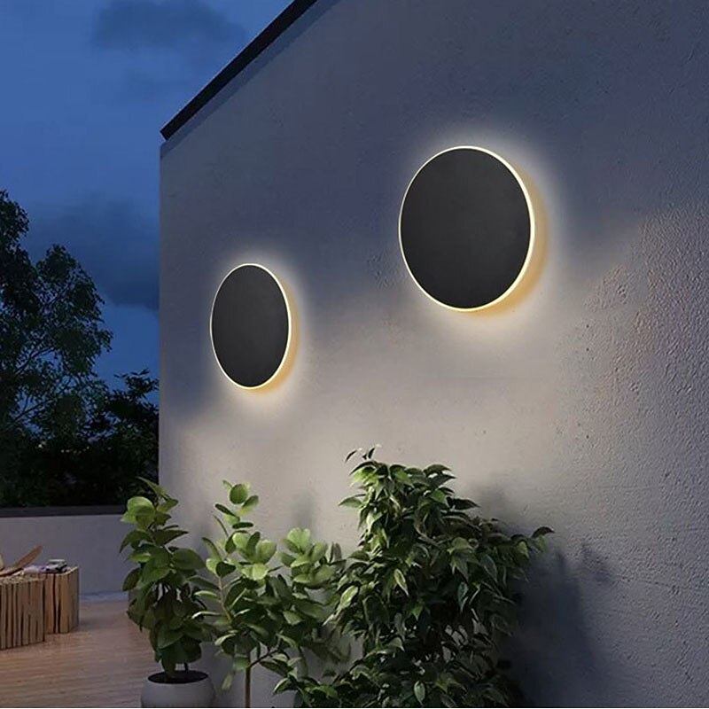 Waterproof Modern Outdoor Wall Lights LED Outdoor Iron Wall Light 220-240V 10 W2