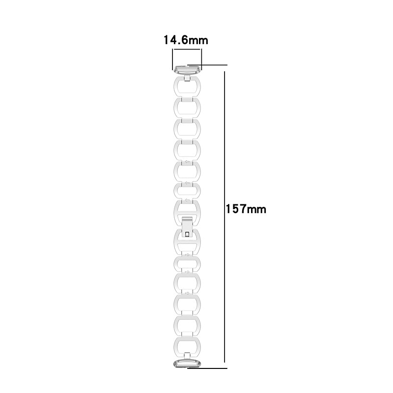 Watch Band for Fitbit Luxe Stainless Steel Replacement  Strap Luxury Bracelet Jewelry Bracelet Wristband4