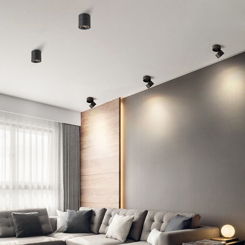 10 cm Flush Mount Ceiling Light LED Spotlight Metal Painted Finishes Modern 220-240V4