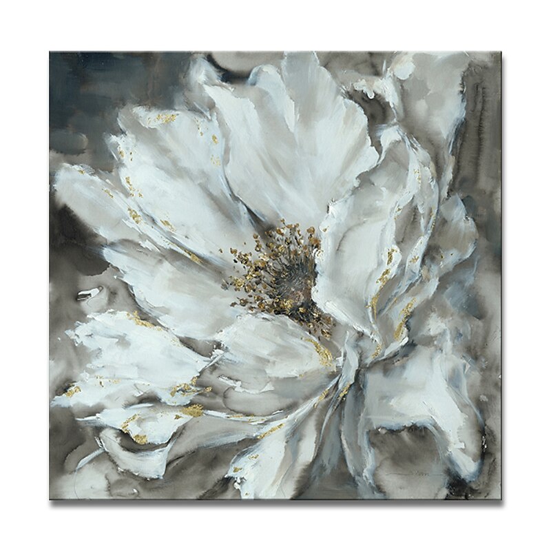 Oil Painting Hand Painted  Modern Abstract Flowers Wall Art Home Room Decoration Rolled Canvas No Frame Unstretched2