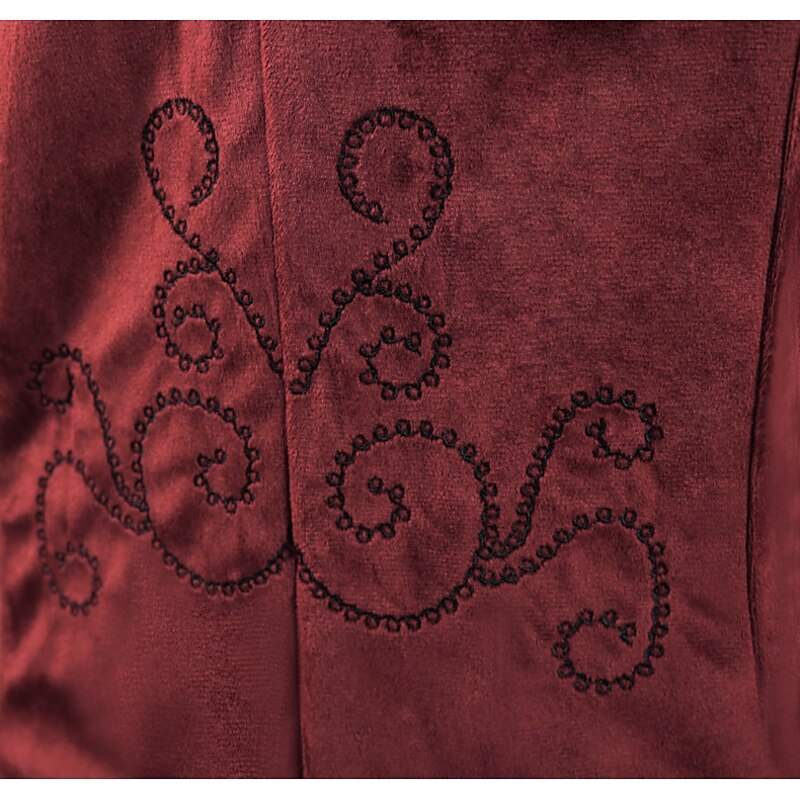 Retro Vintage Punk & Gothic Medieval Coat Tailcoat Prince Nobleman Jacquard Fancy Dress Men's Royal Steampunk Masquerade Party Adults Coat3