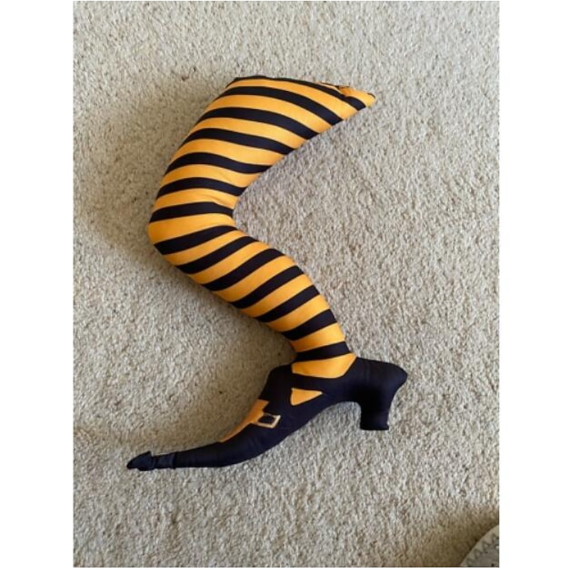 Halloween Decoration Wicked Witch Legs Yard Decor Props for Halloween Outdoor and Indoor decor 38X10cm3