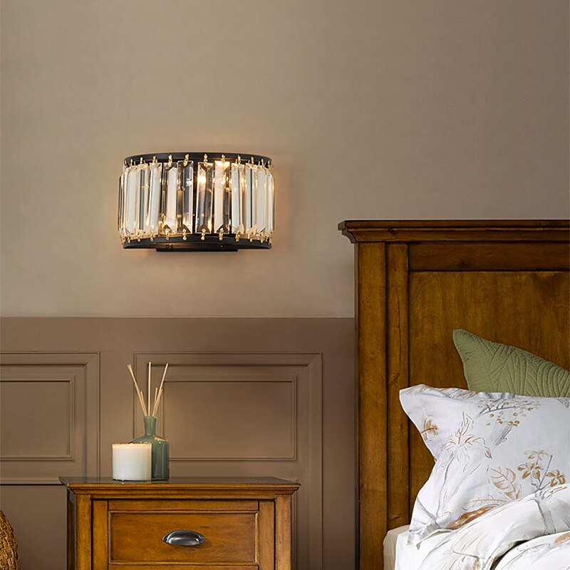 Lightinthebox Wall Lights Crystal Modern Nordic Style Wall Lamps Wall Sconces LED Living Room Dining Room Glass Wall Light 110-240 V4