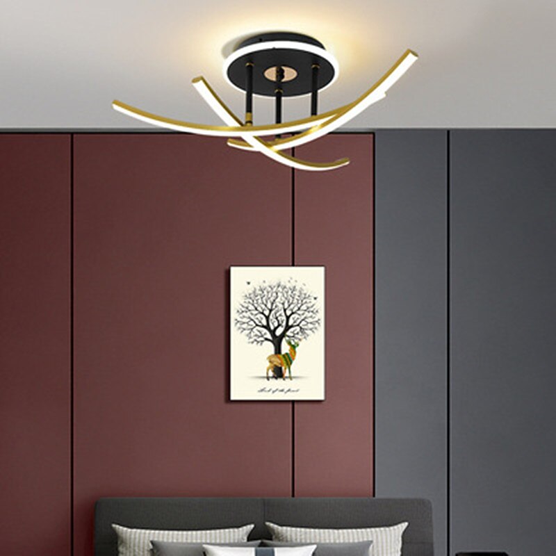 59/73 cm Circle Design Single Design Chandelier Metal Artistic Style Modern Style Stylish Painted Finishes LED Modern 220-240V4