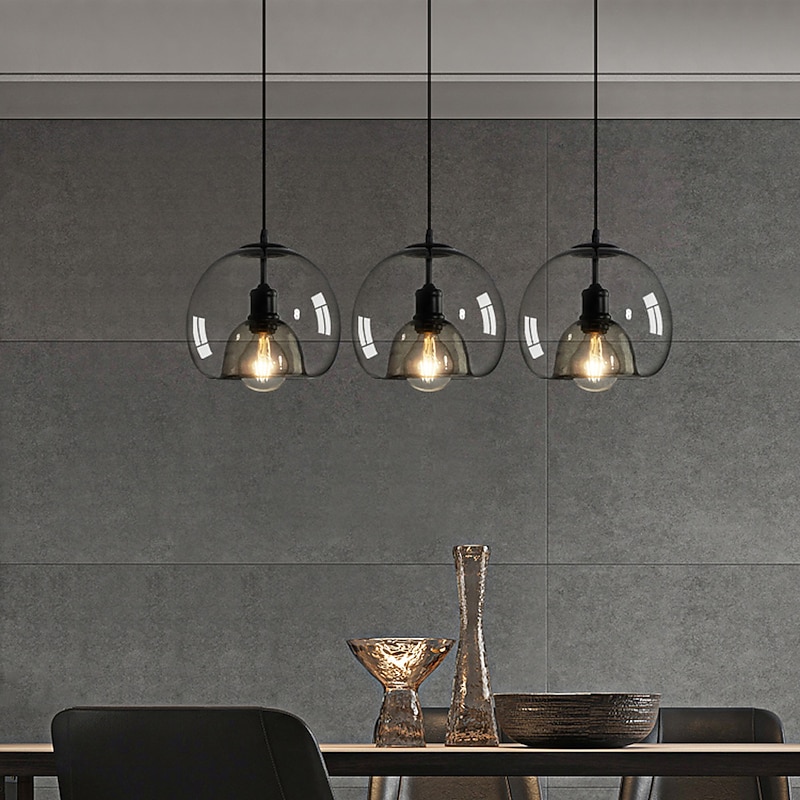 75/35 cm Globe Design Cluster Design Pendant Light LED Metal Vintage Style Globe Electroplated Painted Finishes Vintage Country 220-240V2