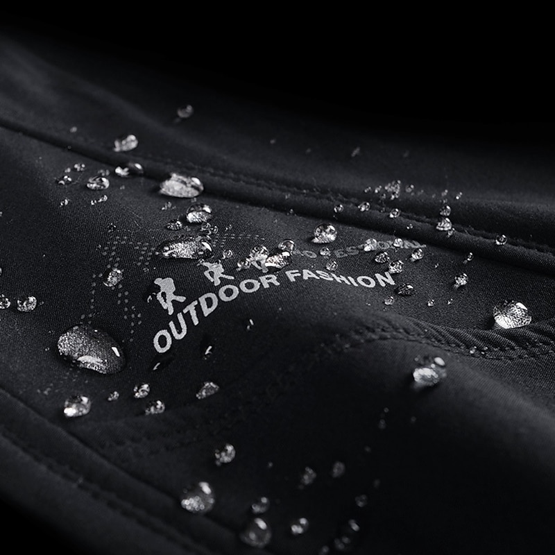 Men's Hiking Pants Trousers Fleece Lined Pants Softshell Pants Winter Outdoor Thermal Warm Waterproof Windproof Lightweight Bottoms [Men's] Army Green [Men's]Black Fishing Climbing Beach L XL XXL3