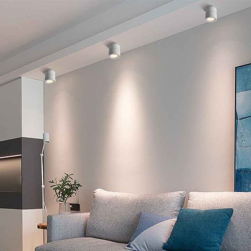 10 cm Flush Mount Ceiling Light LED Spotlight Metal Painted Finishes Modern 220-240V