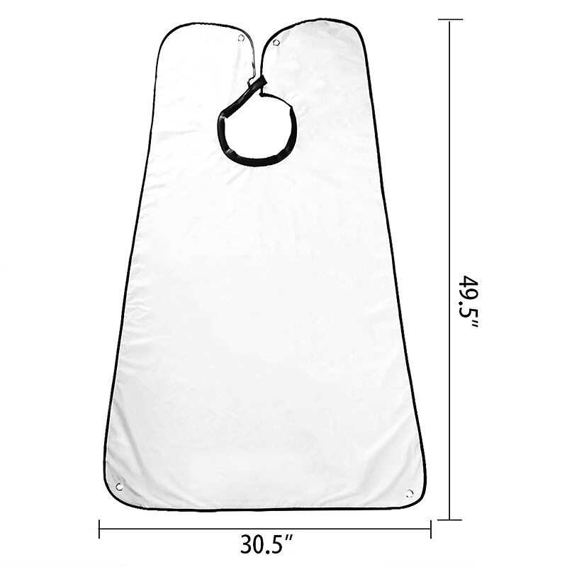 Beard Bib New Version Beard Catcher Apron for Shaving and Trimming Adjustable Neck Straps Hair Clippings Catcher Grooming Beard Apron for Men Beard & Mustache Care2