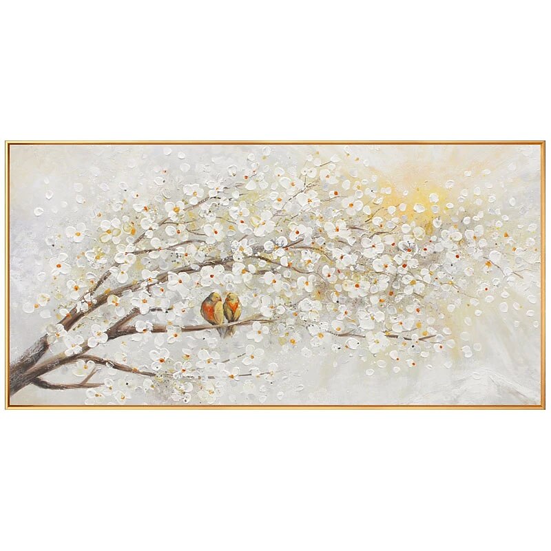 Oil Painting Handmade Hand Painted Wall Art Abstract Flowers Home Decoration Decor Rolled Canvas No Frame Unstretched2