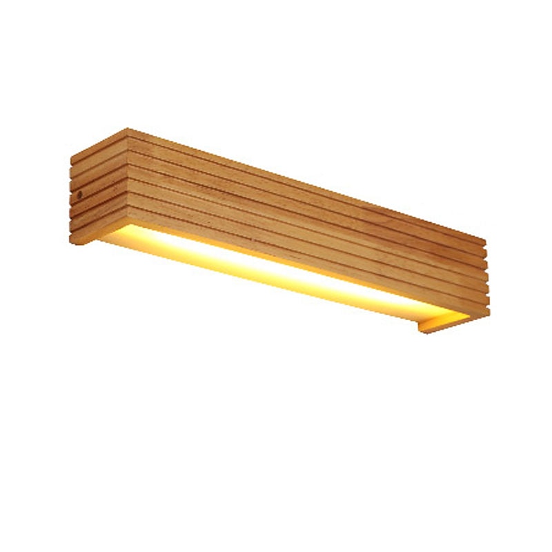 Lightinthebox Modern Wood Wall Lights LED Bathroom Mirror Wall Lamp Hallway Wandlamp Bed Light Nordic Home Wall Sconce Lights2