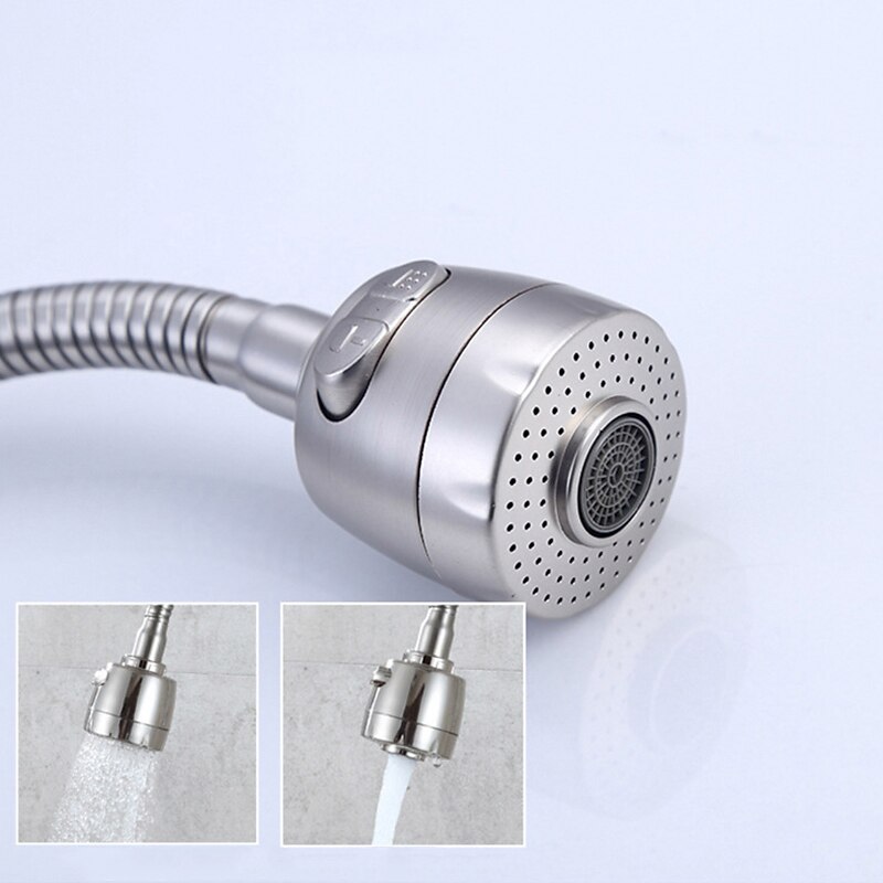 304 Stainless Steel Cold and Hot Water Kitchen Faucet Kitchen Mixers Kitchen Sink Tap 360 Degree Swivel Flexible Hose Basin Faucet4