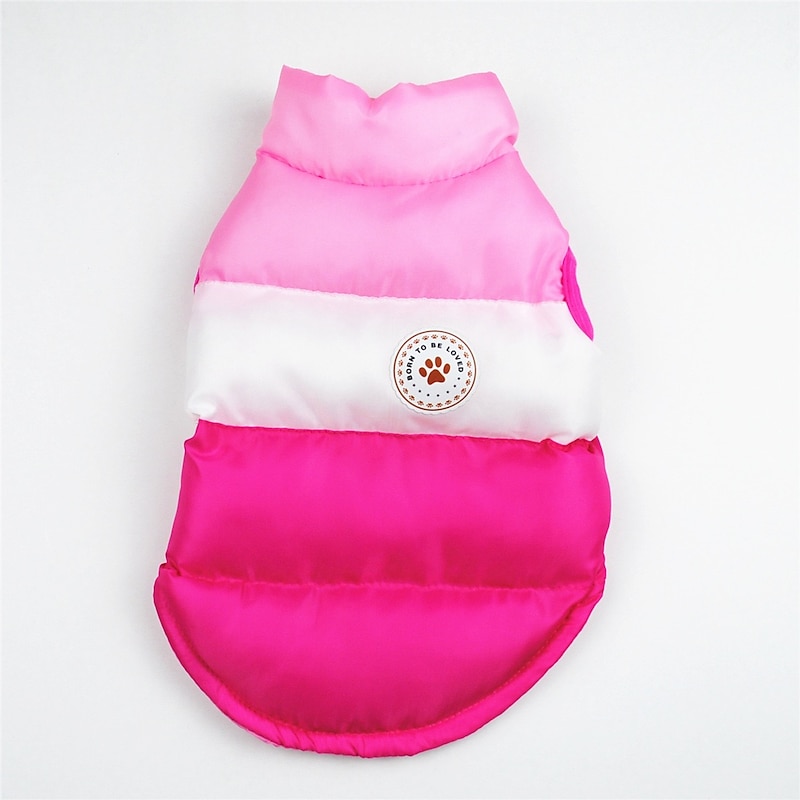 Dog Coat Jacket Puffer Jacket Classic Style Winter Windproof Warm Soft Comfortable Festival Dog Clothing for Pug Schnauzer Chihuahua Small Medium3