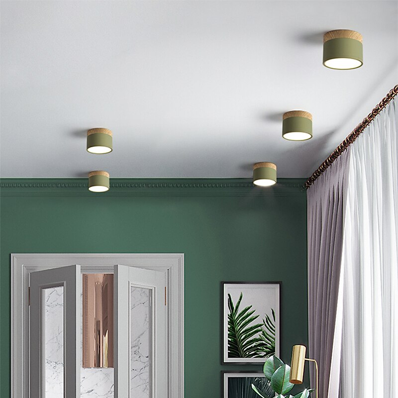 9 cm Single Design Flush Mount Ceiling Lights Aluminum LED Nordic Style 220-240V3