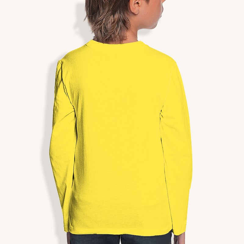 Boys Girls' 3D Animal Cat T shirt Tee Long Sleeve 3D Print Fall Active Kids 4-12 Years Daily Wear Regular Fit4