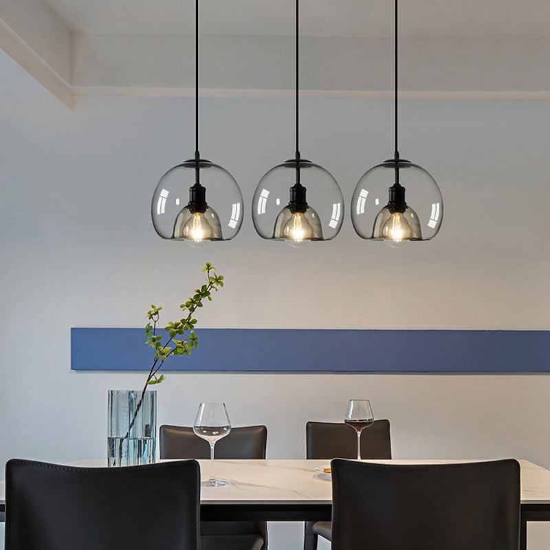 75/35 cm Globe Design Cluster Design Pendant Light LED Metal Vintage Style Globe Electroplated Painted Finishes Vintage Country 220-240V