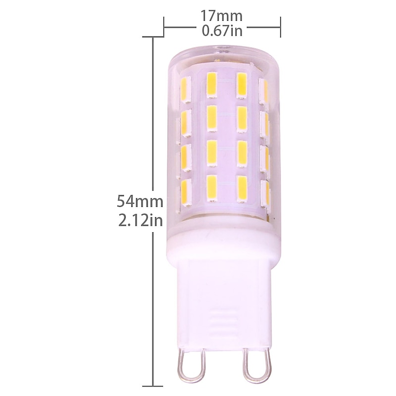 10Pcs 4Pcs 1Pc G9 LED Bulb 4014 63SMD 3W bi-pin T3 JC Type AC/DC12-24V 30W Halogen Equivalent dimmable for Outdoor Landscape Lighting Deck Stair Step Path Lights2
