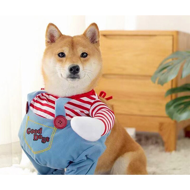 Dog Costume,Dog Cat Dog clothes    Dog Clothes Puppy Clothes Dog Outfits Cosplay 1 Costume Cotton Blend  Dog Cat Costume for halloween4