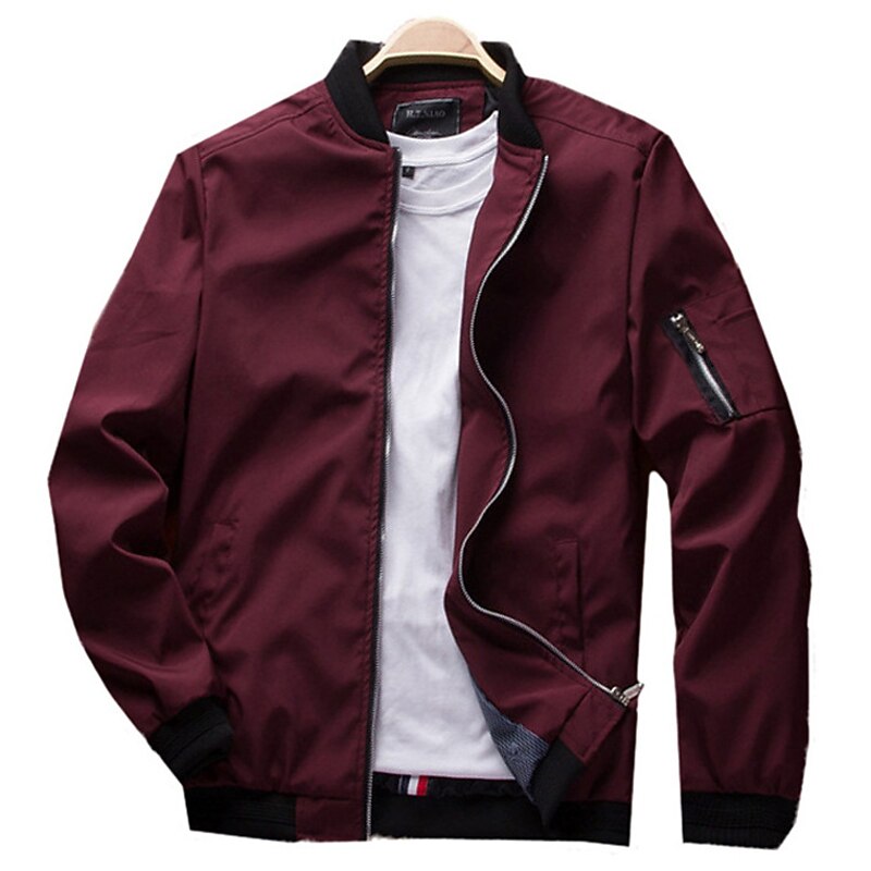 Men's Softshell Flight Bomber Jacket Military Tactical Jacket Slim Fit Casual Outdoor Sun Protection Quick Dry Lightweight Windbreaker Jacket Trench Coat Outerwear Top Full Zipper Hunting Fishing2