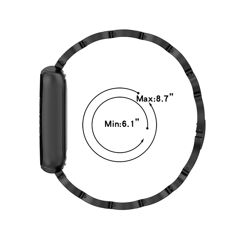 Watch Band for Fitbit Luxe Stainless Steel Replacement  Strap Luxury Bracelet Jewelry Bracelet Wristband3