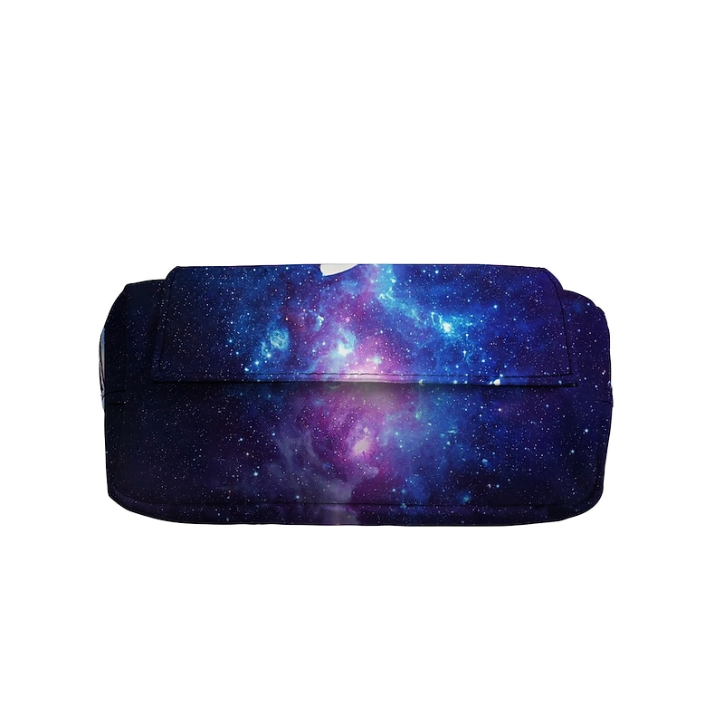 Kid's Unisex Pen Bag Pencil Cases Oxford Cloth Print Large Capacity Cat Black Pink Blue4