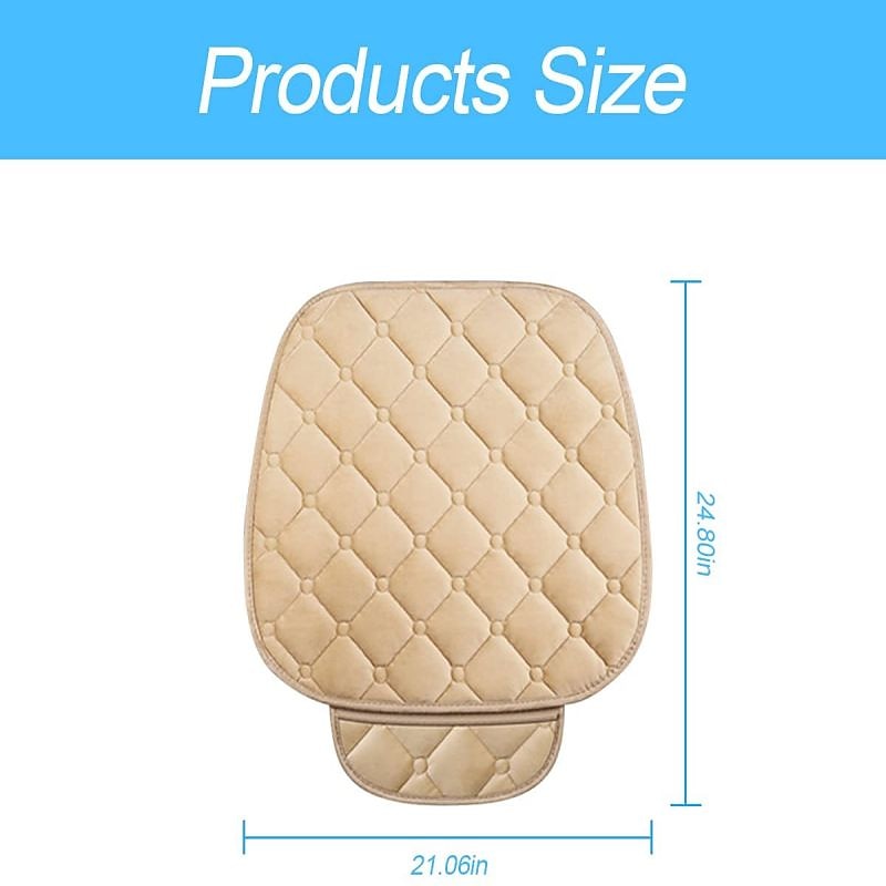 Seat Cover for Car 2 Pack Car Front Seat Protector Universal Seat Cushion for Most Cars Vehicles SUVs and More Soft Comfort Car Interior Accessories for Men Women2