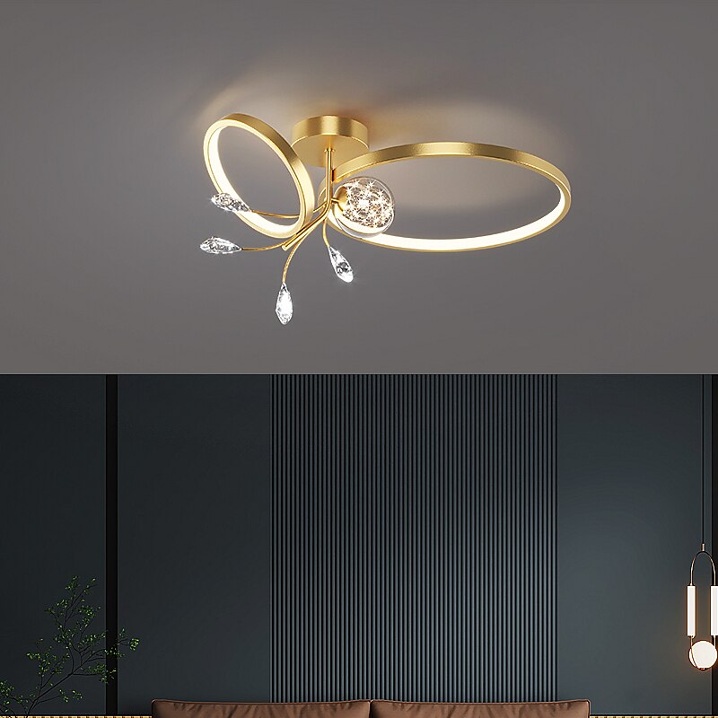 50 cm Unique Design Flush Mount Pendant&nbsp;Light Copper Brass LED Nordic Style 220-240V3
