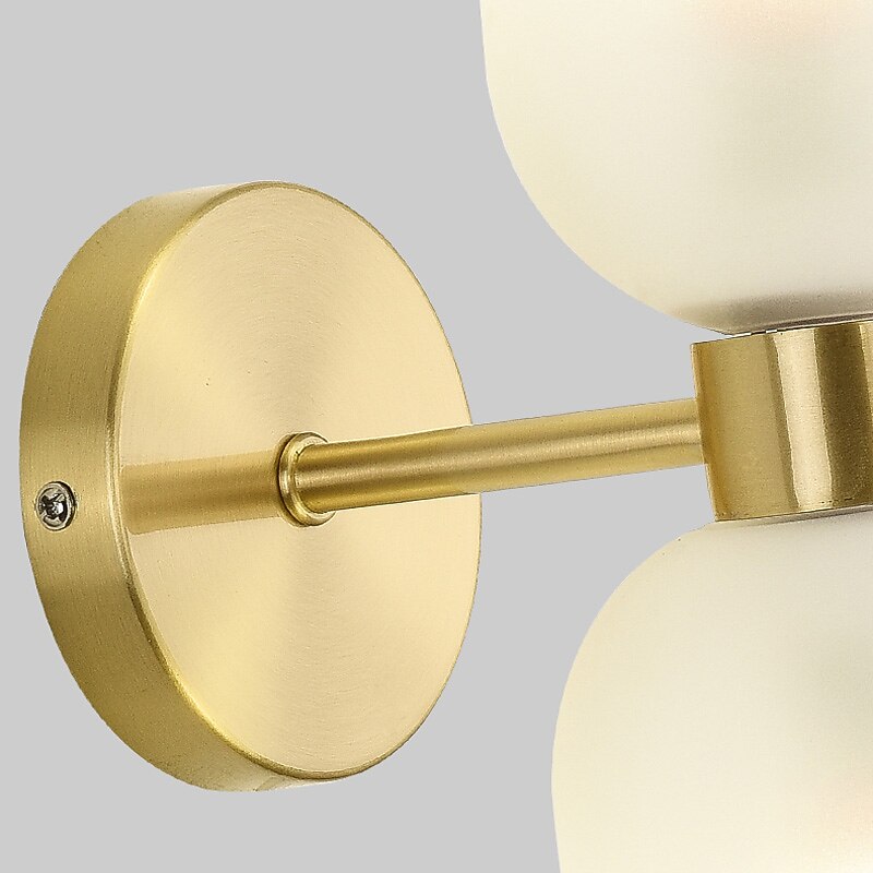 Modern Flush Mount Wall Lights Living LED Room Bedroom Copper Wall Light 220-240V4