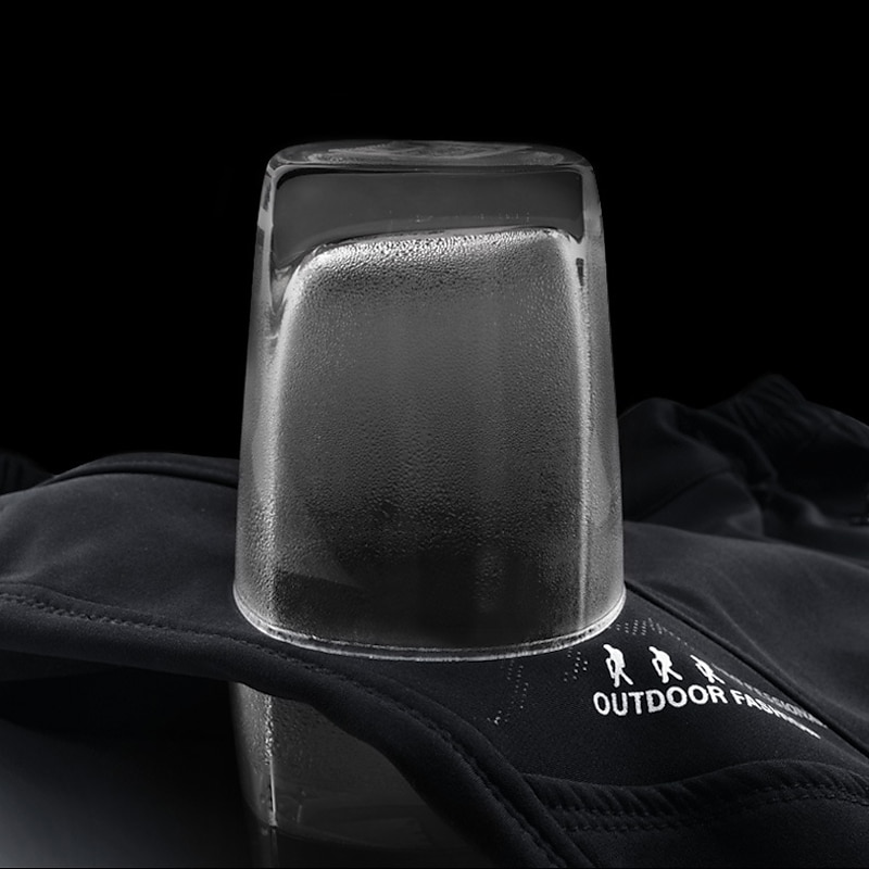 Men's Hiking Pants Trousers Fleece Lined Pants Softshell Pants Winter Outdoor Thermal Warm Waterproof Windproof Lightweight Bottoms [Men's] Army Green [Men's]Black Fishing Climbing Beach L XL XXL4