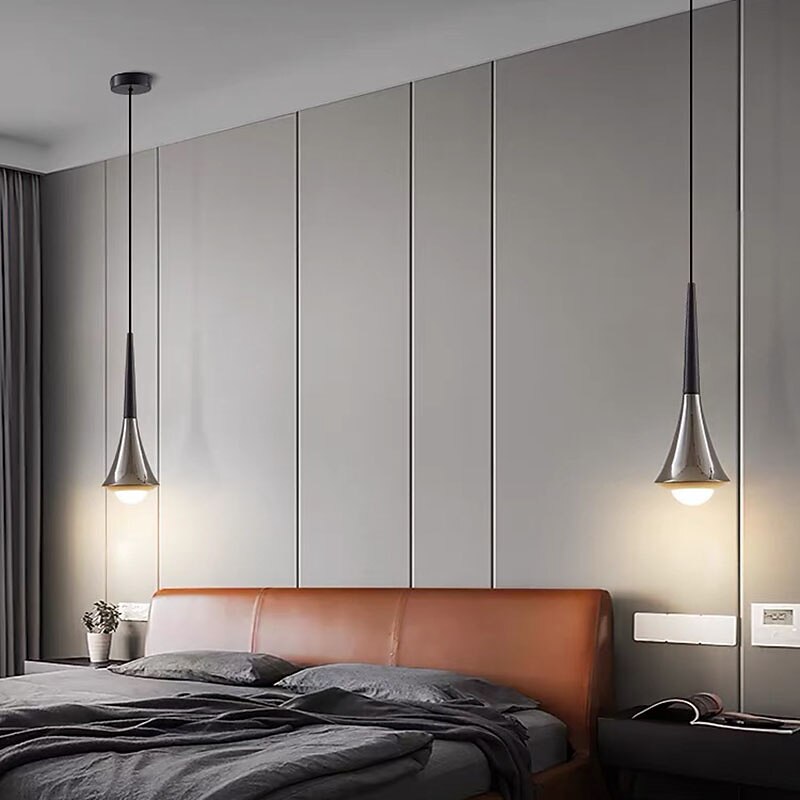 9 cm LED Pendant Light Line Design Metal Electroplated Painted Finishes Modern 220-240V2