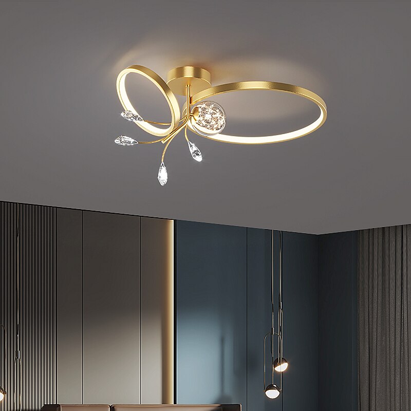 50 cm Unique Design Flush Mount Pendant&nbsp;Light Copper Brass LED Nordic Style 220-240V2