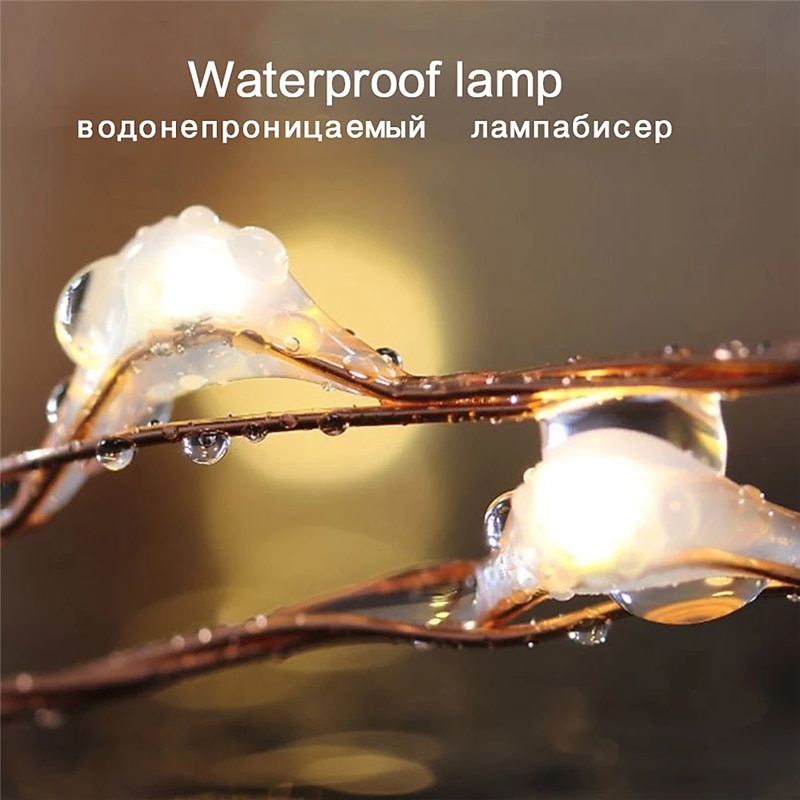 Elegant Wedding Reception Party 10pcs 3m 2m 1m Led String Lights Battery Operated Sliver Wire Fairy garland Light Christmas Outdoor Lights Chain Wedding Patry Decor3