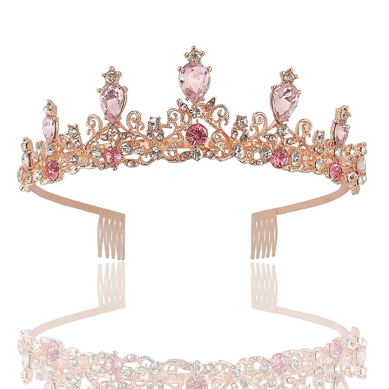 Kids Girls' Hair Accessories Active Sweet Outdoor Christmas Gifts Solid Colored Metal Shiny Metallic Pink Red4